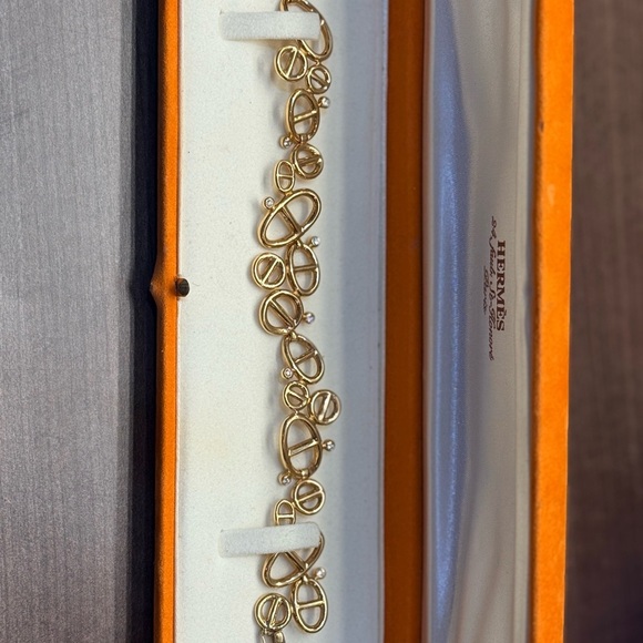 Hermes Bespoke Chaine D'ancre 18k Gold with Diamond - Picture 3 of 10